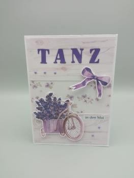 Zauberhafte "TANZ in den Mai" Grußkarte